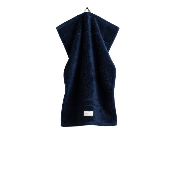 GANT Guest Towel, Organic Premium Towel - 30x50 cm, Terrycloth Dark blue