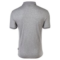 A|X ARMANI EXCHANGE Mens Polo Shirt - Lettering, Slim fit, Cotton Stretch Grey M (Medium)