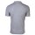A|X ARMANI EXCHANGE Mens Polo Shirt - Hidden Buttons, Cotton Stretch Grey S (Small)