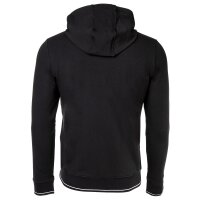 A|X ARMANI EXCHANGE Mens Jacket - Sweatshirt Jacket, Cotton, Logo Black 2XL (XX-Large)