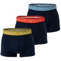 GANT Mens Boxer Shorts, 3-Pack - Trunks, Retro Pants, Cotton Stretch