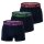 GANT Mens Boxer Shorts, 3-Pack - Trunks, Retro Pants, Cotton Stretch