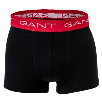 GANT Herren Boxer Shorts, 3er Pack - Trunks, Retro Pants, Cotton Stretch Schwarz S