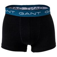 GANT Herren Boxer Shorts, 3er Pack - Trunks, Retro Pants, Cotton Stretch Schwarz S