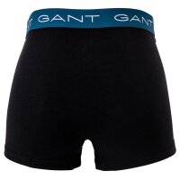 GANT Herren Boxer Shorts, 3er Pack - Trunks, Retro Pants, Cotton Stretch Schwarz S