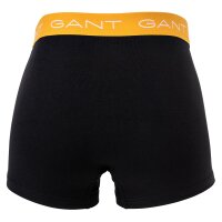 GANT Mens Boxer Shorts, 3-Pack - Trunks, Retro Pants, Cotton Stretch Black S (Small)