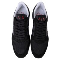 A|X ARMANI EXCHANGE Herren Sneaker Low - Schnür-Schuh, Retro, Logo, 41-46 Full Black EU 41