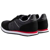 A|X ARMANI EXCHANGE Herren Sneaker Low - Schnür-Schuh, Retro, Logo, 41-46 Full Black EU 41