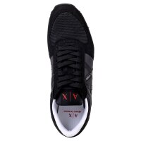 A|X ARMANI EXCHANGE Herren Sneaker Low - Schnür-Schuh, Retro, Logo, 41-46 Full Black EU 41