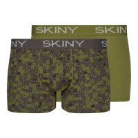 SKINY Herren Boxer Short, 2er Pack - Trunks, Pants, Cotton Stretch