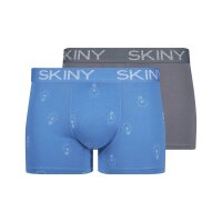 SKINY Mens Boxer Short, 2-Pack - Trunks, Pants, Cotton Stretch