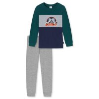 SCHIESSER Boys Pajama Set 2-Pcs, long  - Football, Children, Organic Cotton