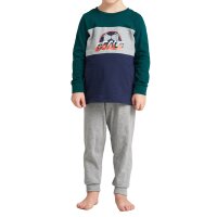 SCHIESSER Boys Pajama Set 2-Pcs, long  - Football, Children, Organic Cotton