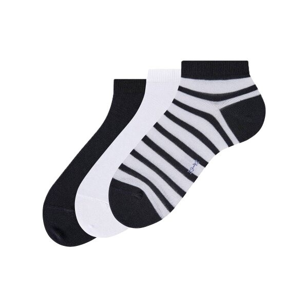 FALKE Mens Sneaker Socks 3-Pack - Happy Box, Gift Box, striped