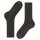 FALKE Mens socks - Family SO, all-rounder socks, plain, cotton blend dark brown 39-42 (UK 6-8)