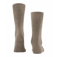 FALKE Herren Socken - Family SO, Allrounder Strümpfe, Uni, Baumwollmischung Nuss Melange 39-42