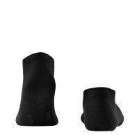 FALKE Herren Socken - Family Sneaker, Anti-Slip-System, Baumwollmischung, Uni Schwarz 39-42
