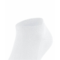 FALKE Herren Socken - Family Sneaker, Anti-Slip-System, Baumwollmischung, Uni Weiß 47-50