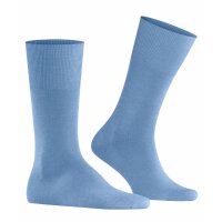 FALKE Men Socks - Airport, short Socks, Leisure and Business Socks, plain Colours Cornflower Blue 41-42 (UK 7-8)