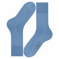 FALKE Men Socks - Airport, short Socks, Leisure and Business Socks, plain Colours Cornflower Blue 41-42 (UK 7-8)