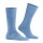 FALKE Men Socks - Airport, short Socks, Leisure and Business Socks, plain Colours Cornflower Blue 41-42 (UK 7-8)