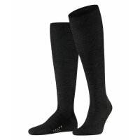 FALKE Mens socks - Airport, knee-highs, cord wool, plain colours