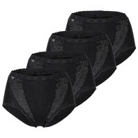 Sloggi ladies briefs - Chic, Maxi, 4-pack, solid colour Black  12