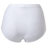 Sloggi Damen Slips im Pack - Chic, Vorteilspack, Maxi, einfarbig Weiß 8er Pack (2x4P) 52