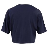 FILA Ladies T-Shirt MARI - Cropped Tee, Crewneck, Short Sleeve, Logo Print Dark Blue XL (X-Large)