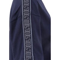 FILA Ladies T-Shirt MARI - Cropped Tee, Crewneck, Short Sleeve, Logo Print Dark Blue XL (X-Large)