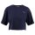 FILA Damen T-Shirt MARI - Cropped Tee, Crewneck, Rundhals, Kurzarm, Logo-Print Dunkelblau XL