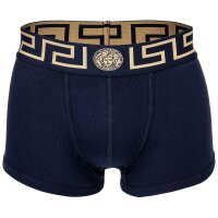 VERSACE Mens Boxer Shorts, 2 Pack - TOPEKA, Stretch Cotton, one coloured White/Blue L (Large)