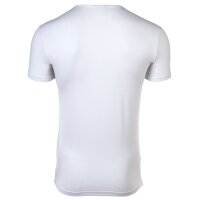 VERSACE Herren T-Shirt, 2er Pack - TOPEKA, Unterhemd, Rundhals, Stretch Cotton Weiß S