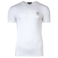 VERSACE Mens T-shirt, 2-pack - Undershirt, Crew Neck, Stretch Cotton White S (Small)