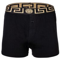 VERSACE Herren Web-Boxershorts - TOPEKA, Stretch Cotton Schwarz/Gold S