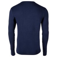VERSACE Mens Shirt - long Sleeve, Sweatshirt, round Neck, Stretch Cotton Blue 2XL (XX-Large)
