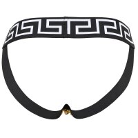 VERSACE Herren Jockstrap - Jocks, Tanga Slip, Stretch Cotton, Barocco Muster