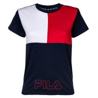 FILA Damen T-Shirt PANCHALI - Cropped Tee, Rundhals, Kurzarm, Logo-Print
