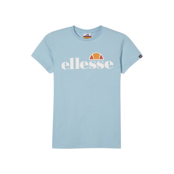 ellesse boys t-shirt MALIA - Tee Junior, short sleeve, round neck, logo print Light Blue 152/158 (12/13 Years)