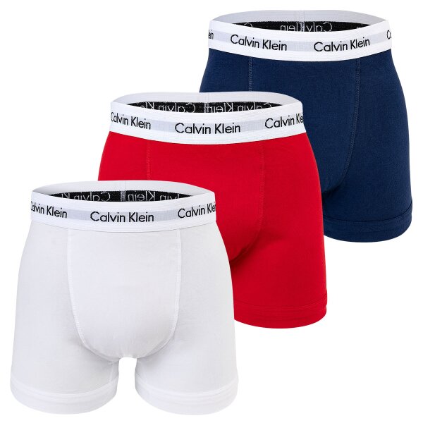 Calvin Klein Mens Boxer Trunks - Boxer Briefs, Cotton Stretch, 3 Pack