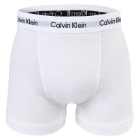 Calvin Klein Mens Boxer Trunks - Boxer Briefs, Cotton Stretch, 3 Pack Black/White/Grey XL (X-Large)
