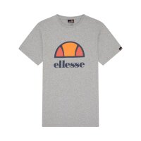 ellesse Mens T-Shirt DYNE TEE - Short Sleeve, Crewneck, Round Neck, Logo Print Grey XS (X-Small)