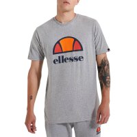 ellesse Mens T-Shirt DYNE TEE - Short Sleeve, Crewneck, Round Neck, Logo Print Grey M (Medium)