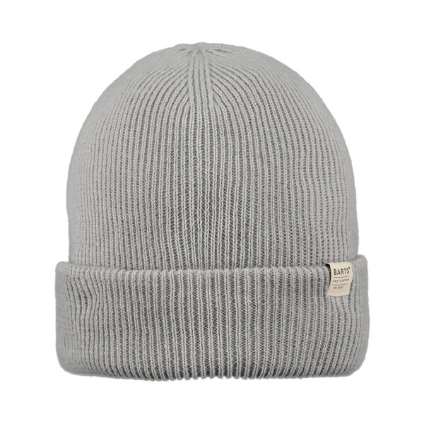 BARTS Unisex Mütze - Kinabalu Beanie, One Size, einfarbig Hellgrau