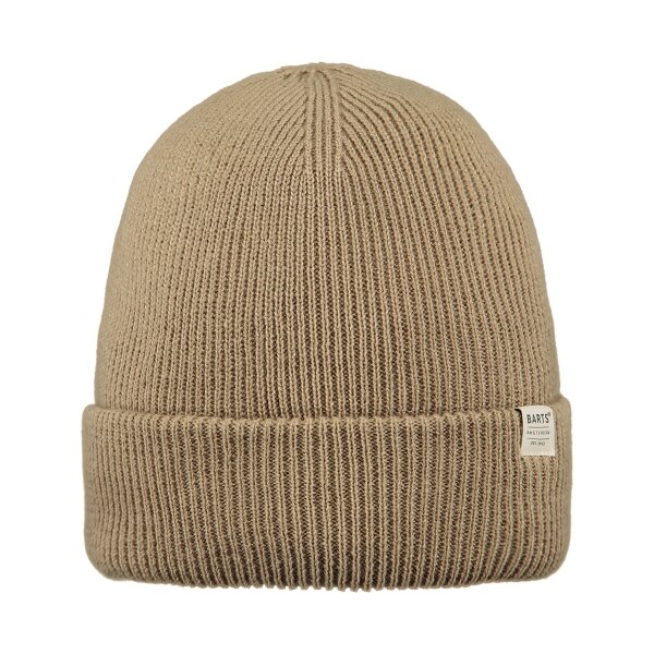 BARTS Unisex Beanie - Kinabalu Beanie, One Size, unicoloured Taupe
