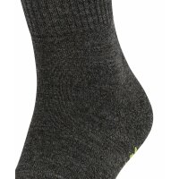 FALKE Unisex Sportsocken - Walkie Light, Trekking- und Wanderstrumpf, Unifarben Dunkelgrau 39-41