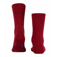 FALKE Unisex Sportsocken - Walkie Light, Trekking- und Wanderstrumpf, Unifarben Rot 39-41