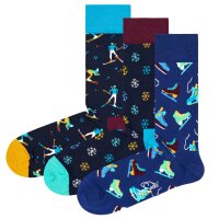 Happy Socks Unisex Socken, 3er Pack - X-MAS, Geschenkbox, Farb-Mix