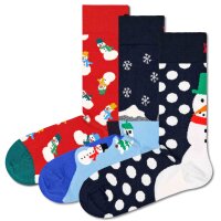 Happy Socks Unisex Socken, 3er Pack - X-MAS, Geschenkbox, Farb-Mix