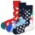 Happy Socks Unisex Socken, 3er Pack - X-MAS, Geschenkbox, Farb-Mix